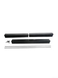 Adjustable Fireplace Rod Kit, 30 to 48 Inch Black L734142