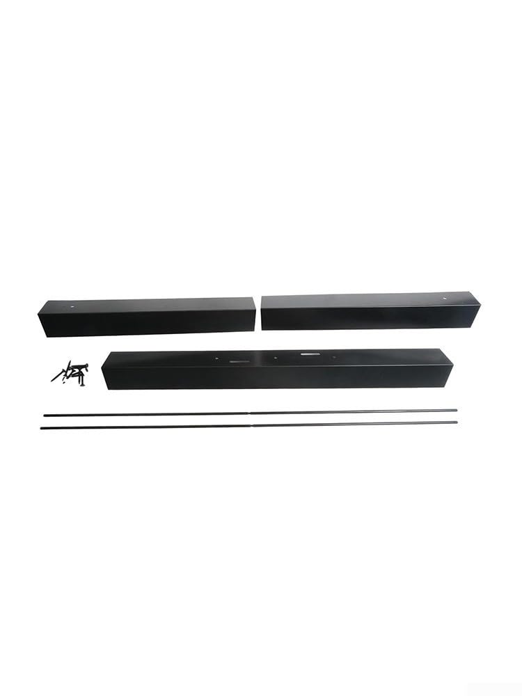 Adjustable Fireplace Rod Kit, 30 to 48 Inch Black L734142