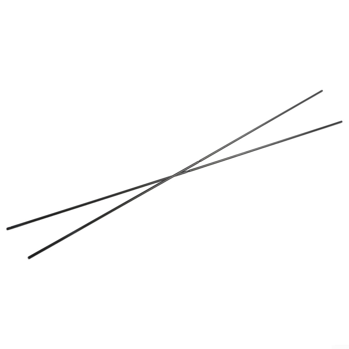 Adjustable Fireplace Rod Kit, 30 to 48 Inch Black L734142