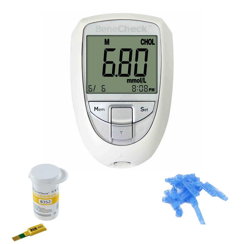Cholesterol Test Meter Kit + 10pcs Strips E1512