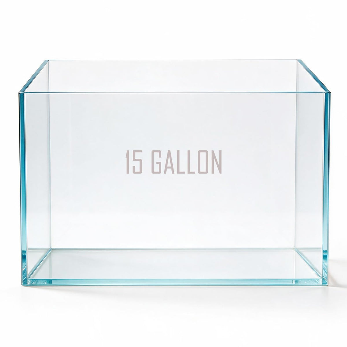 15 Gallon Ultra-Clear Rimless Glass Aquarium Fish Tank F116