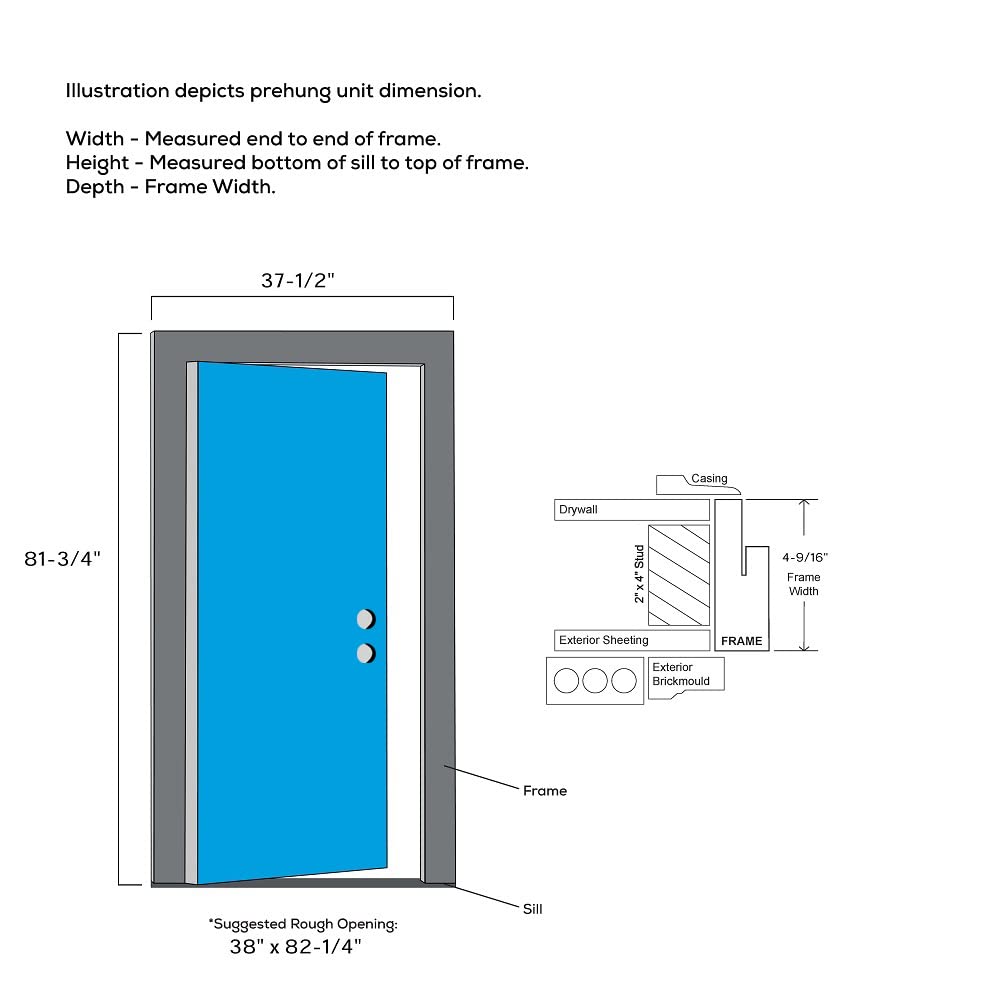 Fiberglass Smooth Primed Left Hand In-Swing Prehung Front Door 15 Lite Clear Glass 36" x 80" B4686