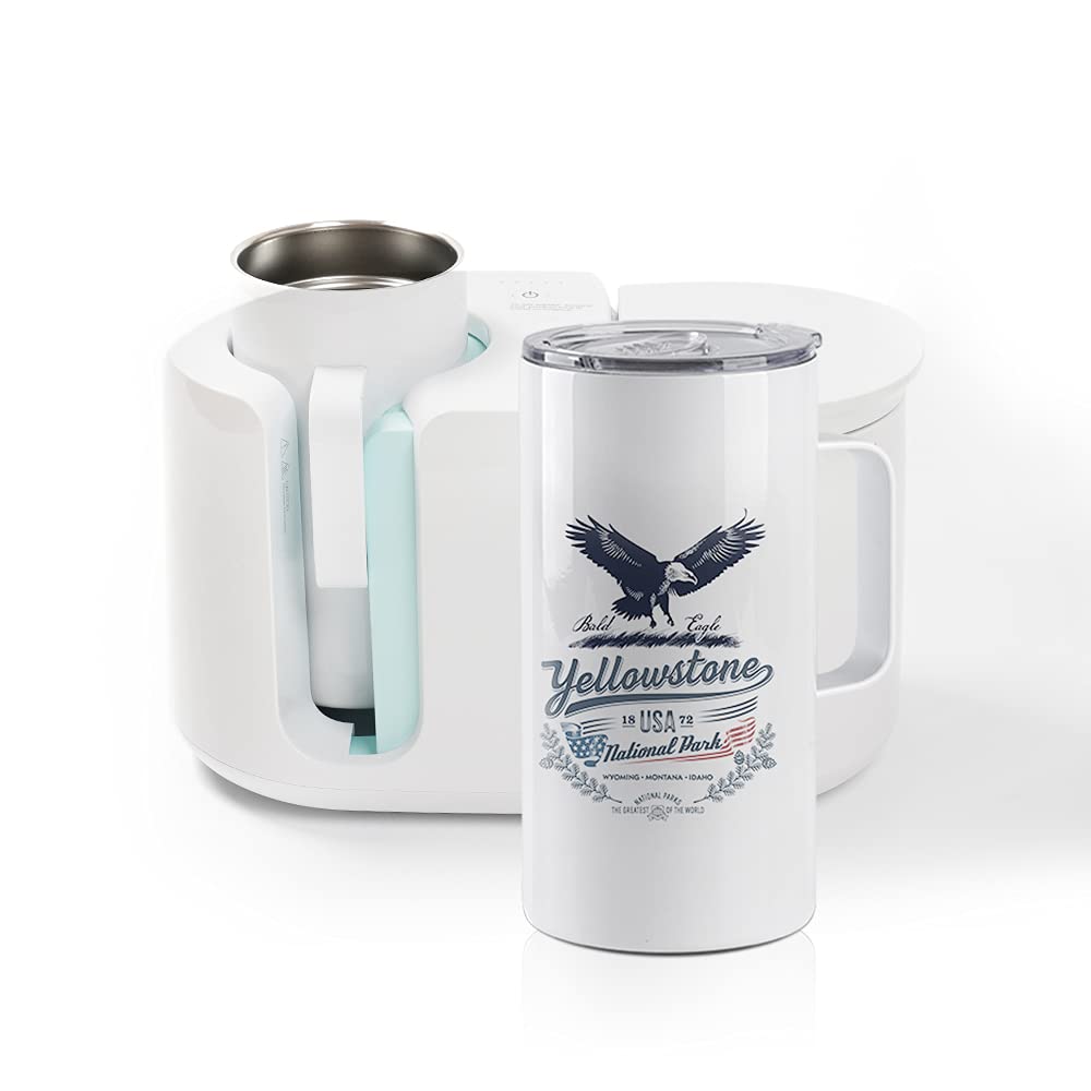 4 Pack 20 OZ Sublimation Tumblers with Printable Handle F635553