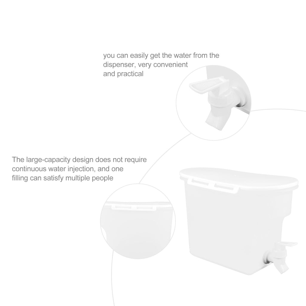 Water Jug with Faucet Large Capacity PP Container C370937