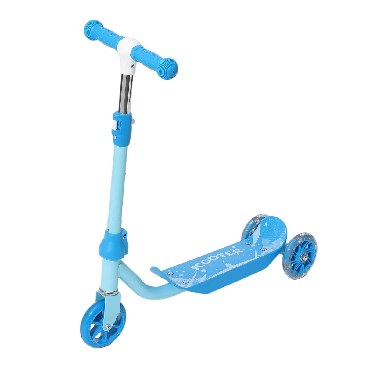 Three Wheel Scooter for Kids 2-5, Light Up Adjustable Height Kick Scooter Y28671