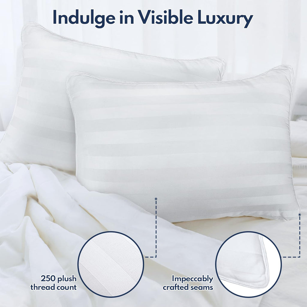 King Pillows Set of 2 Cooling Down Alternative Medium Firm H266166