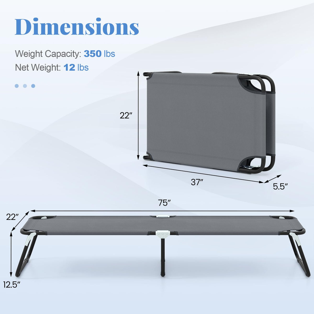Folding Camping Cot C40382