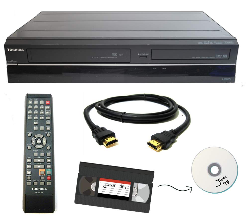 VHS to DVD Recorder VCR Combo with Remote O501423