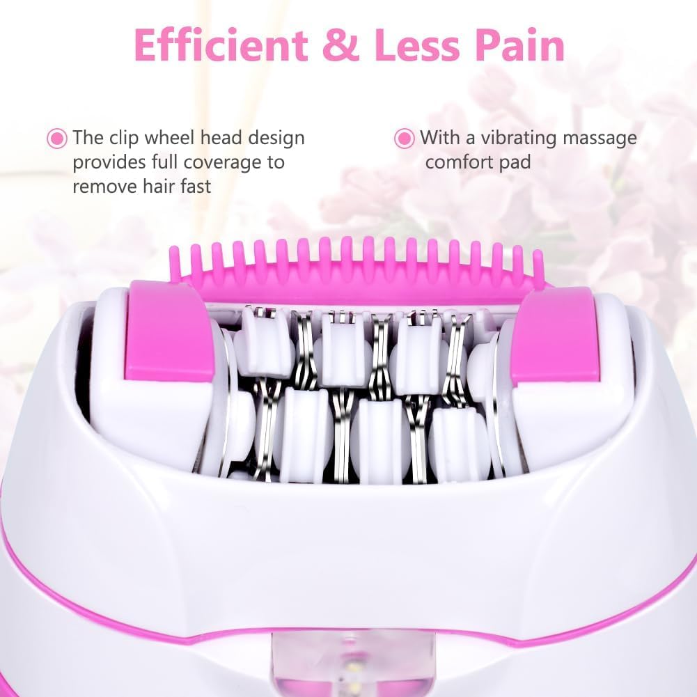 2 Speed LED Light Epilator Facial Hair Remover Q3178