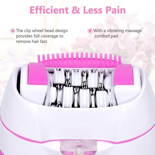 2 Speed LED Light Epilator Facial Hair Remover Q3178