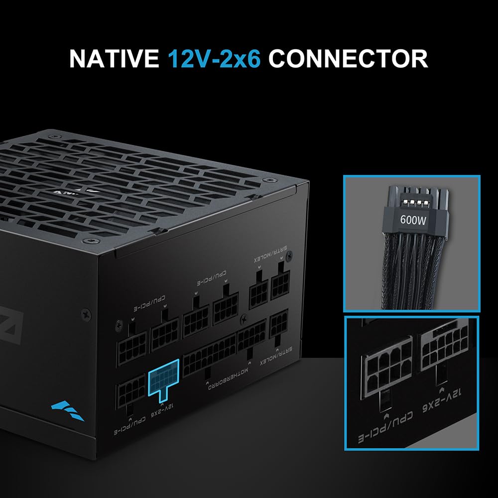 1000W Fully Modular ATX 3.1 Power Supply Black G9937