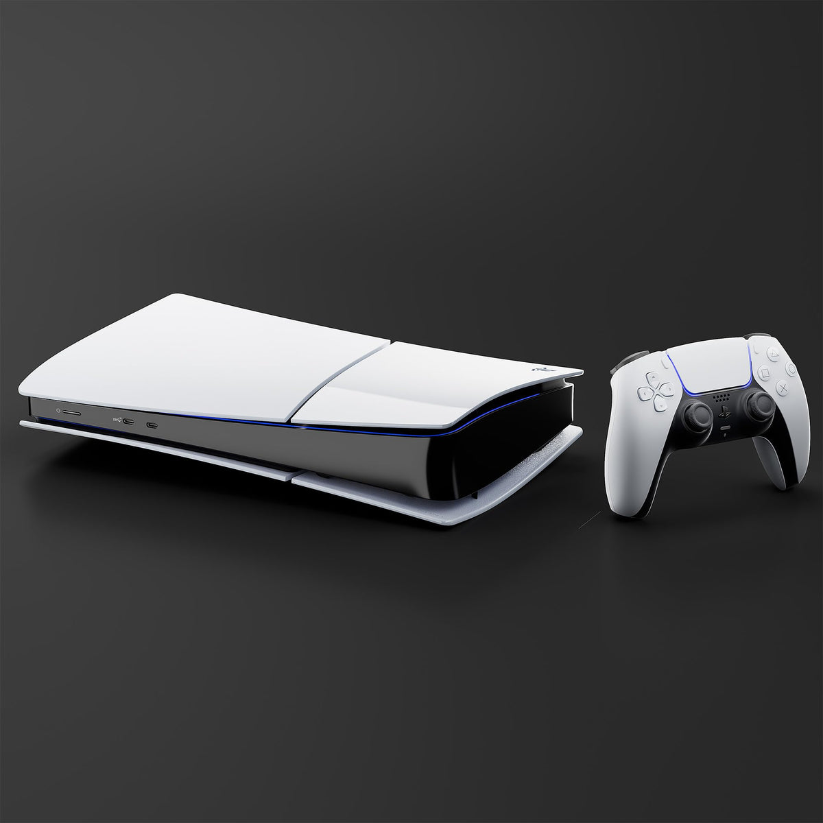 White Slim Digital Edition Gaming Console Z619432