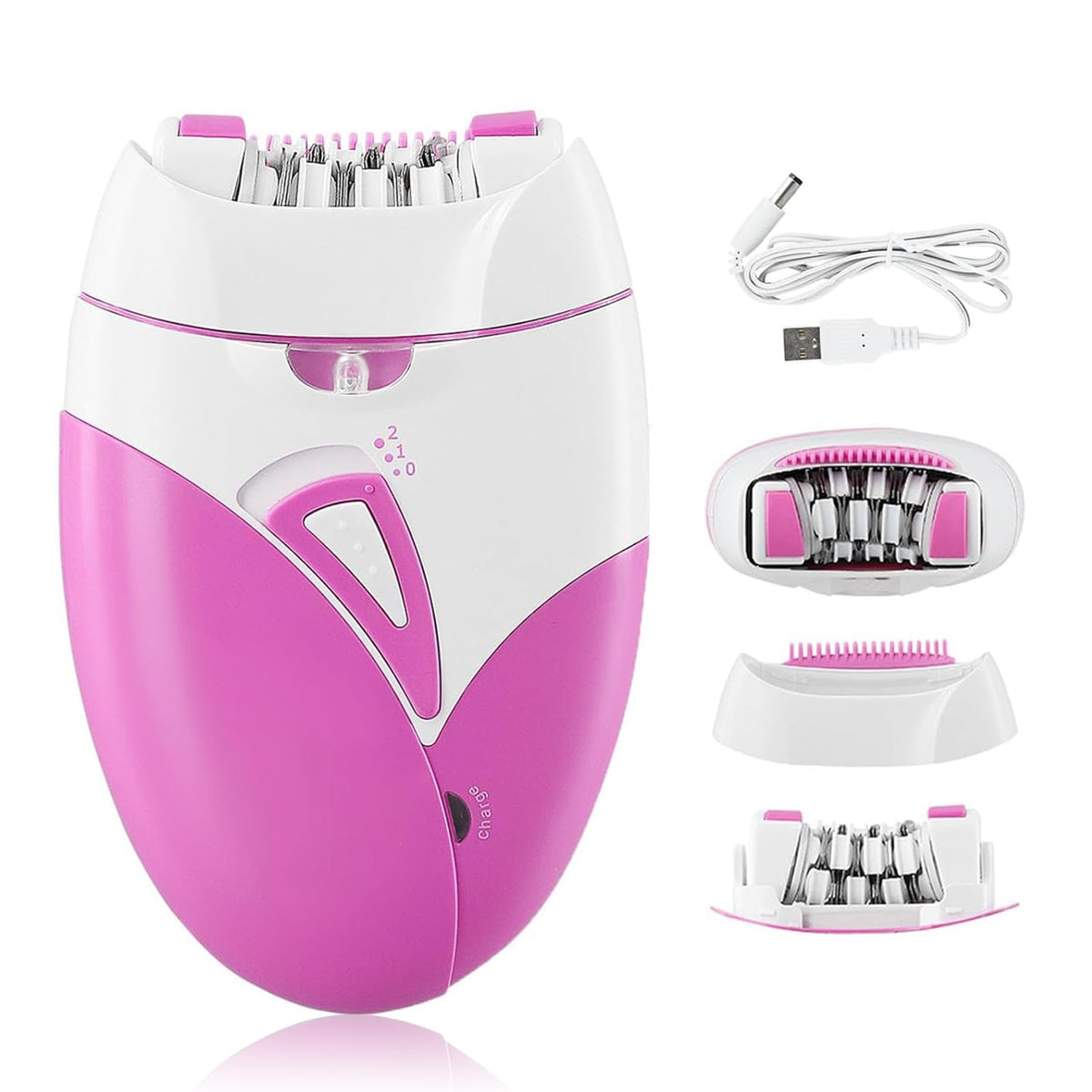 2 Speed LED Light Epilator Facial Hair Remover Q3178