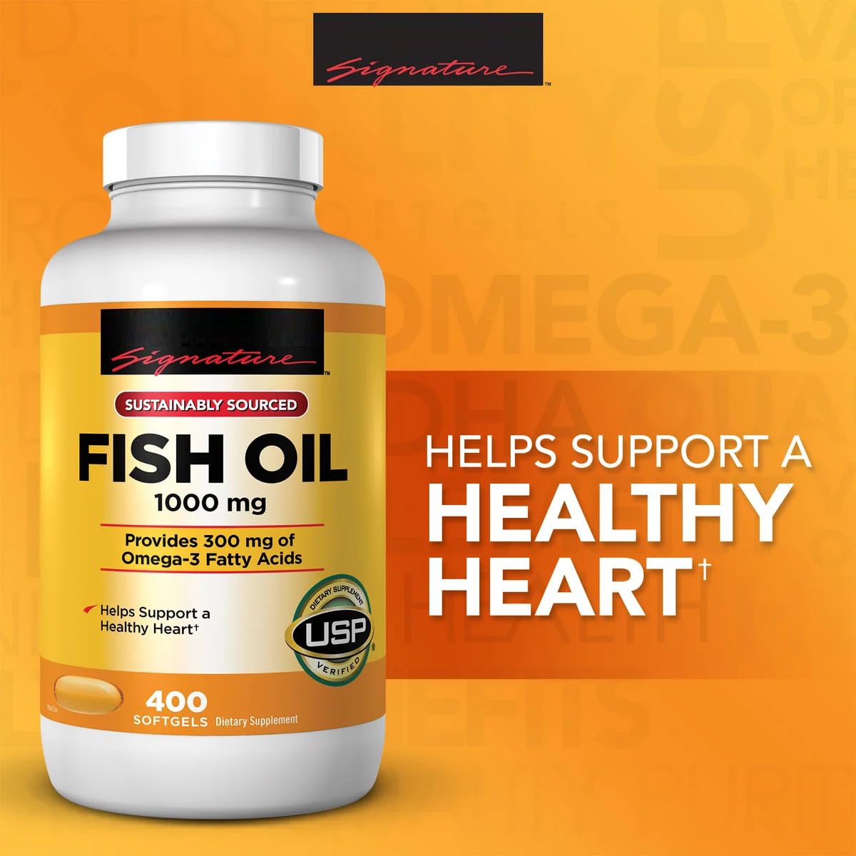 Fish Oil 1000 mg 400 Softgels P3296
