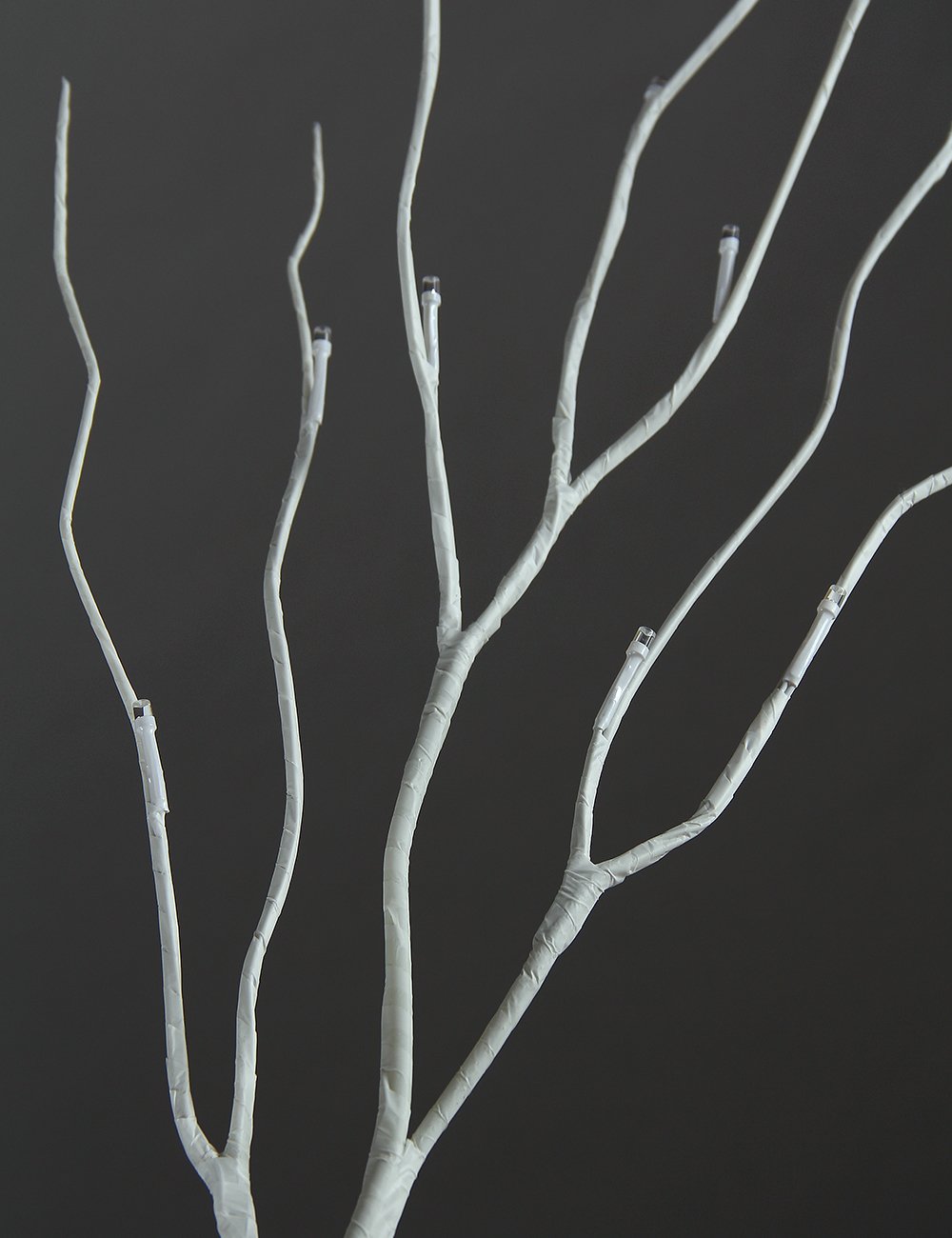 8FT 132 LED Lighted Birch Tree Warm White E346020