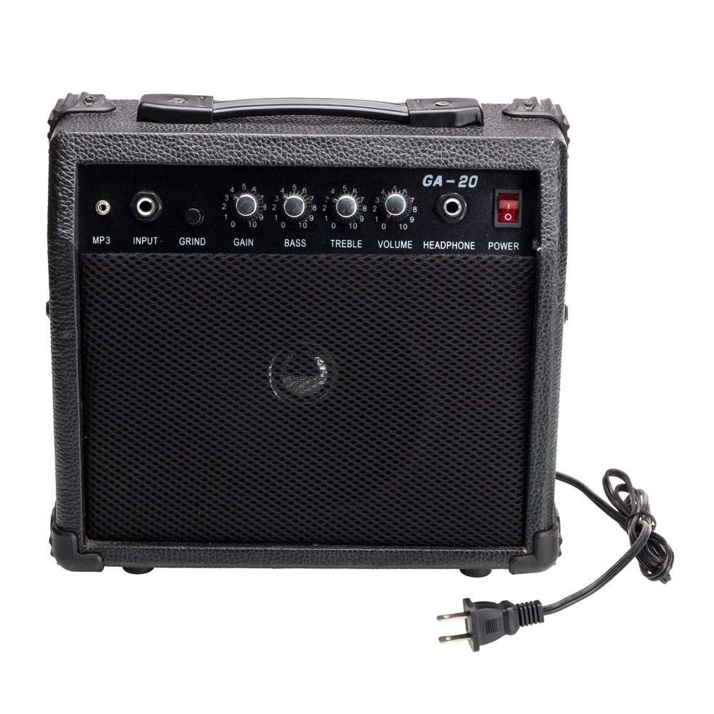 39 Inch Beginner Electric Guitar Kit with Bag, Strap, 20W Amplifier, Red Y5149