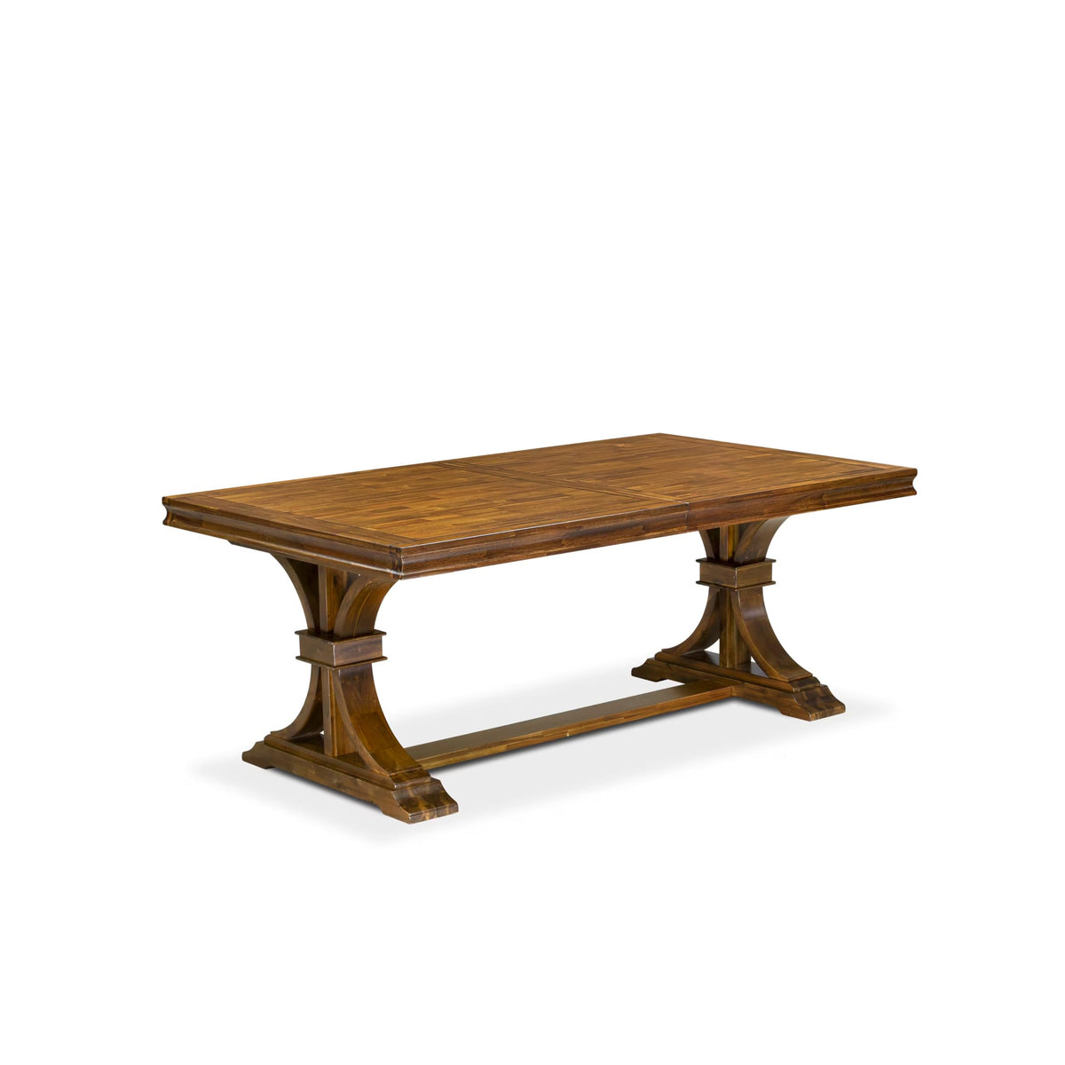 9 Piece Dining Table and 8 Beige Polyester Fabric Chairs I787889