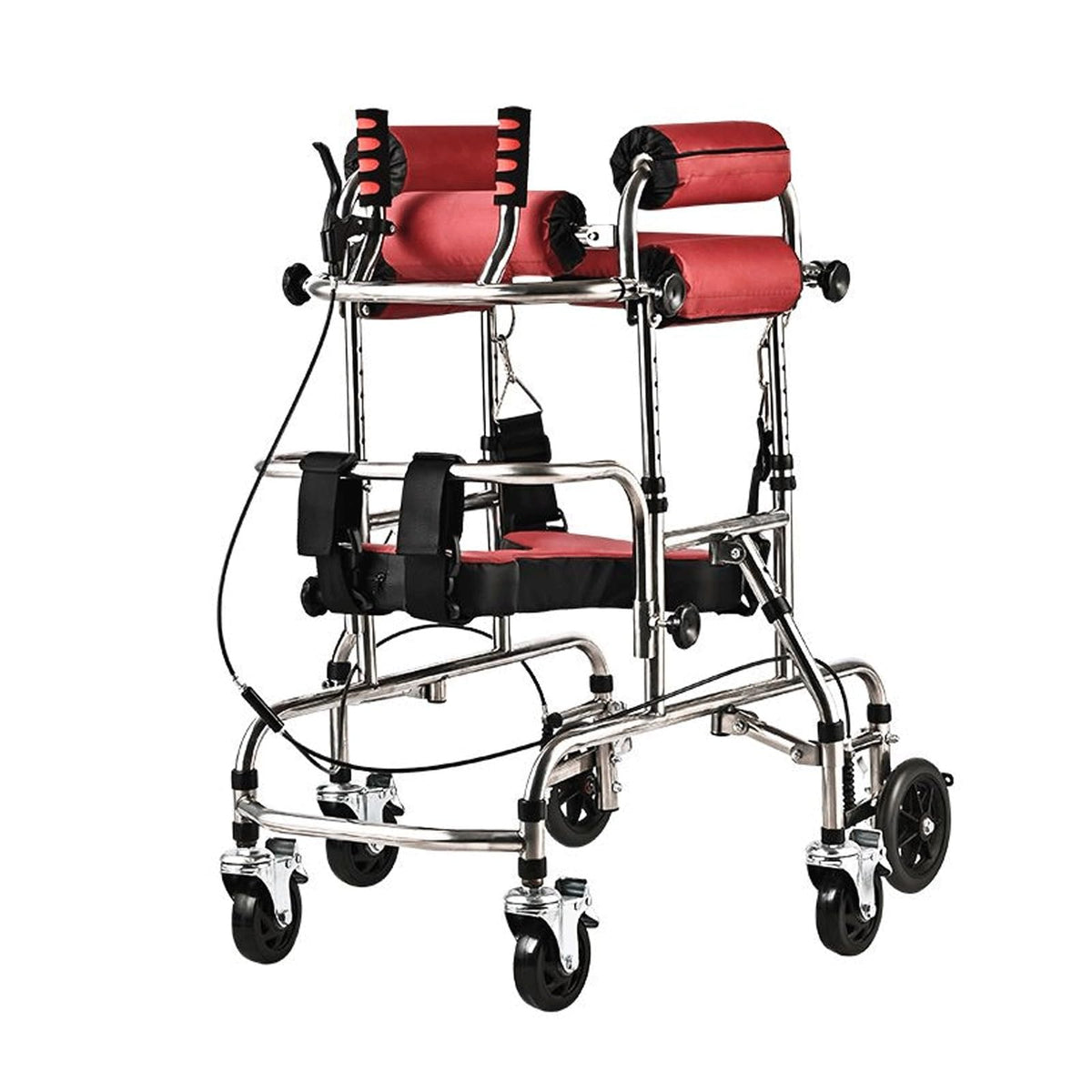 Height Adjustable Kids Upright Walker with Seat M433