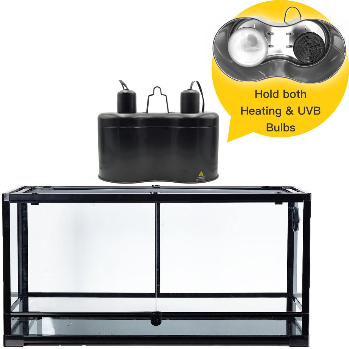 Reptile Light Fixture and Heat Lamp Bulb X7465