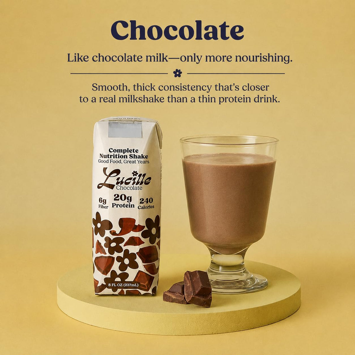Chocolate Meal Replacement Shake 8 oz 12 Pk Q86664