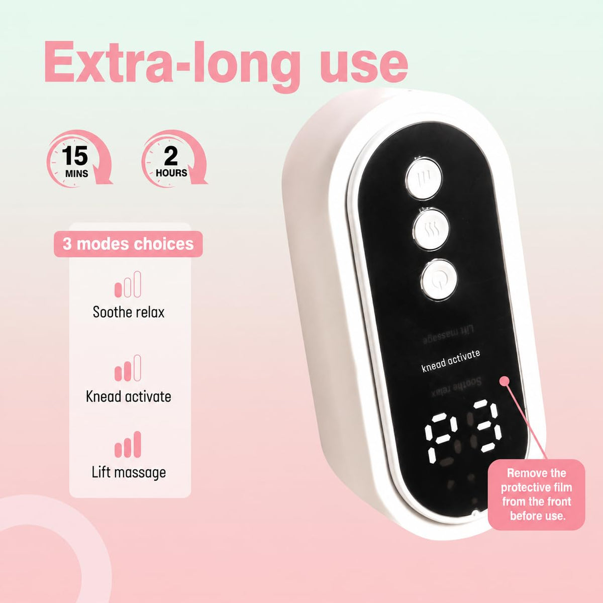 Cordless Air Compression Leg Massager with Heat A925