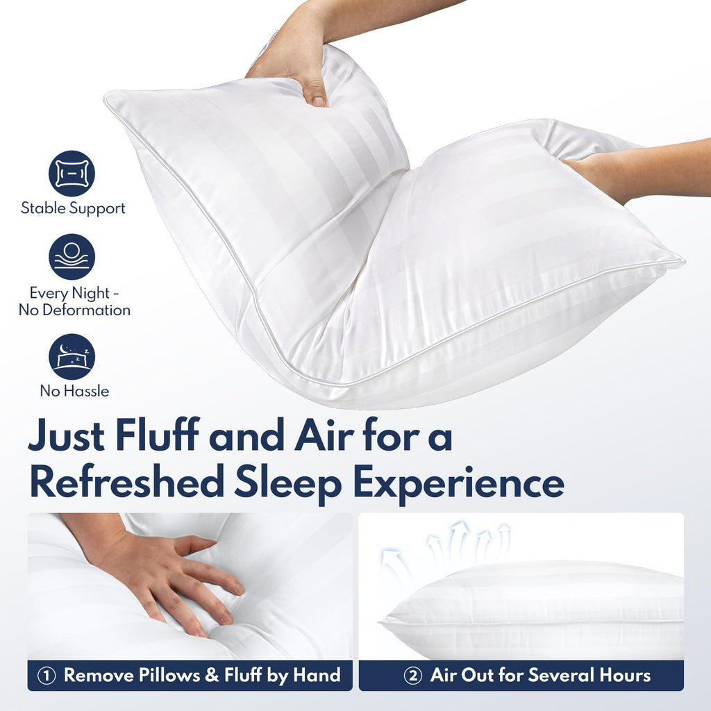 King Pillows Set of 2 Cooling Down Alternative Medium Firm H266166