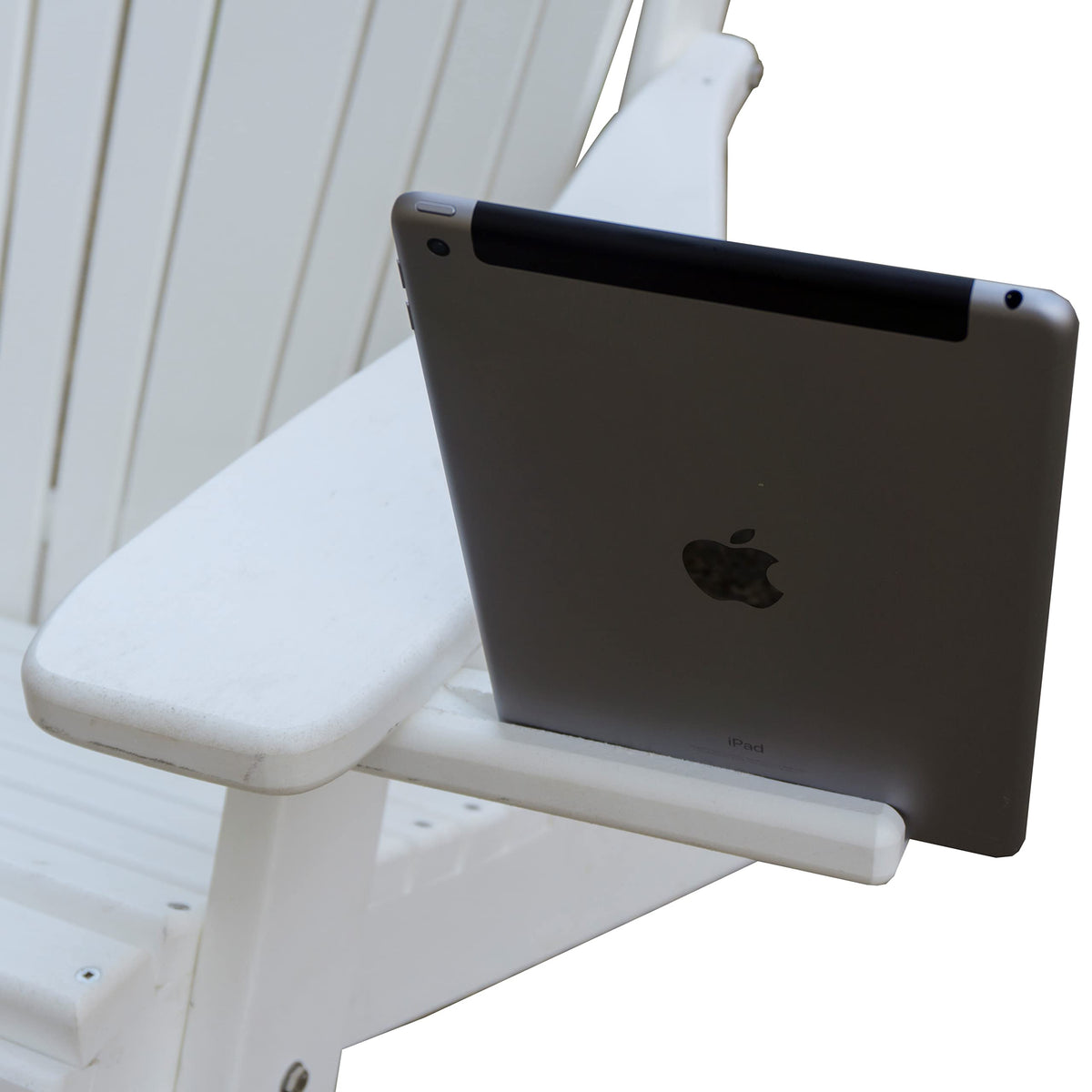 Cedar Poly Folding Adirondack Chair with Smart Phone Holder S98049