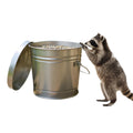 6-Gallon Galvanized Steel Locking Lid Trash Can T15404
