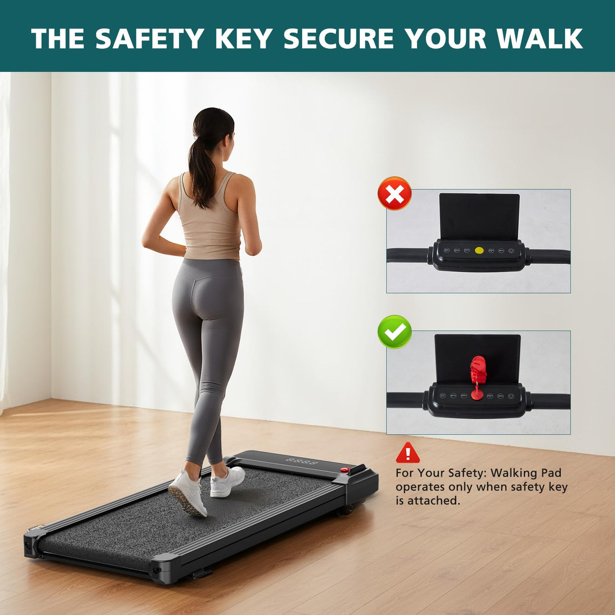 3-in-1 Walking Pad Treadmill P535