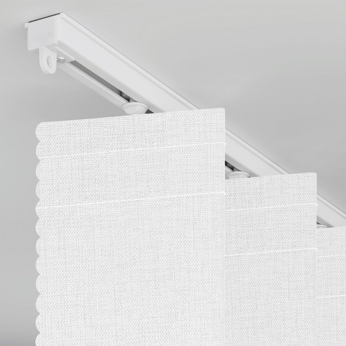 Blackout Magnetic Door Curtain 72W x 79 L White N979428