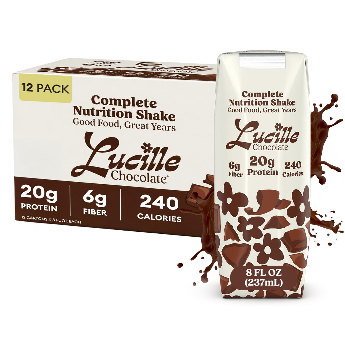 Chocolate Meal Replacement Shake 8 oz 12 Pk Q86664