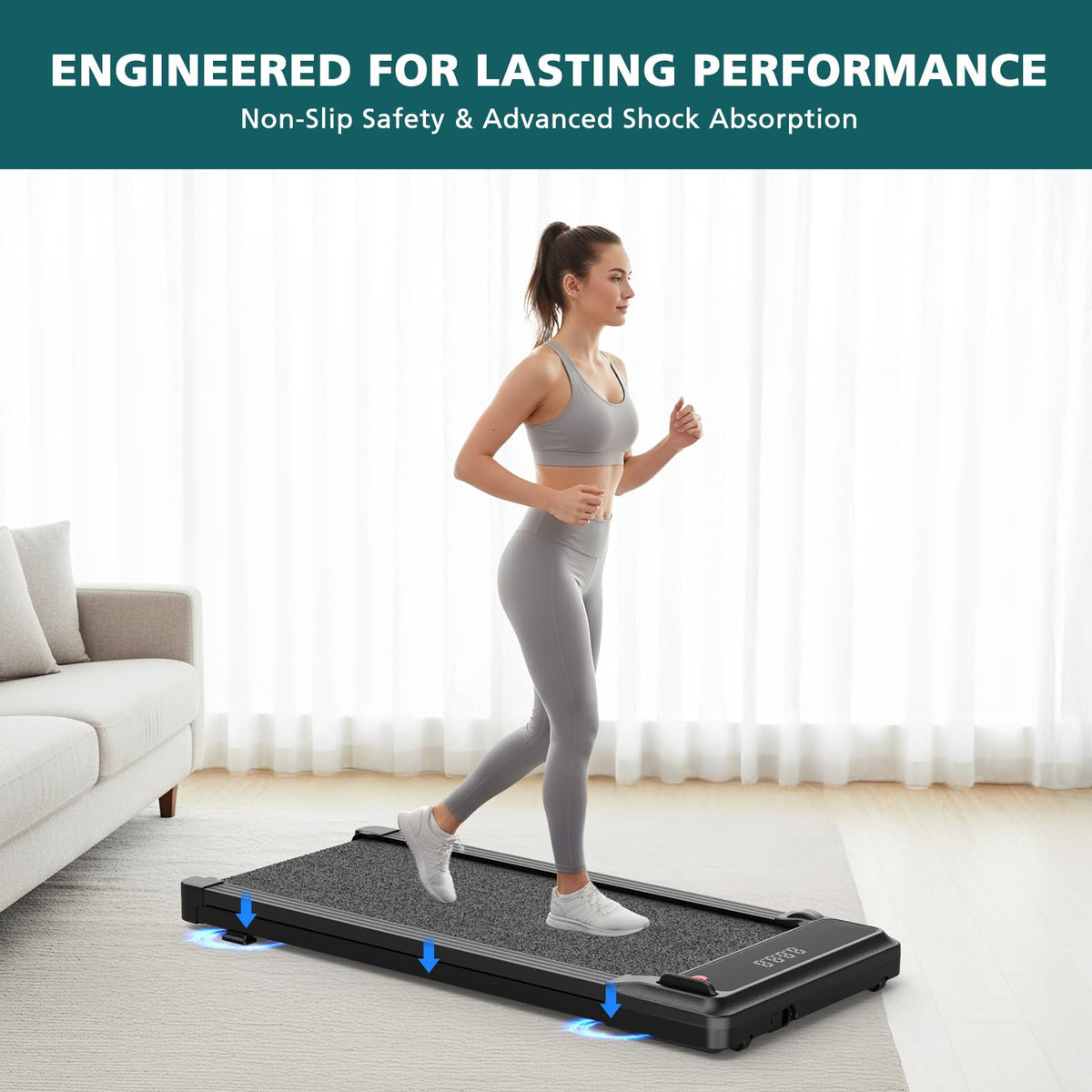 3-in-1 Walking Pad Treadmill P535