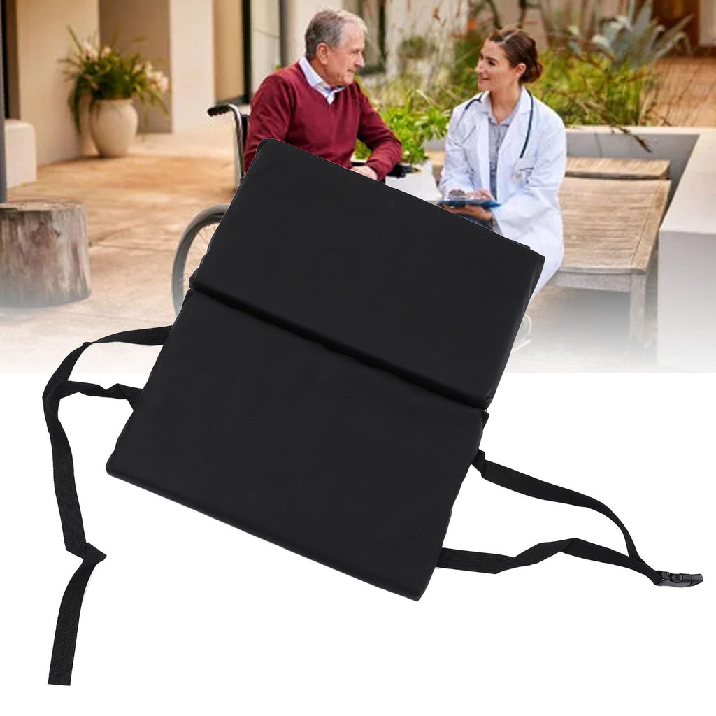 Padded Wheelchair Foot Rest Extender, 16 x 20 x 1in Black H59548