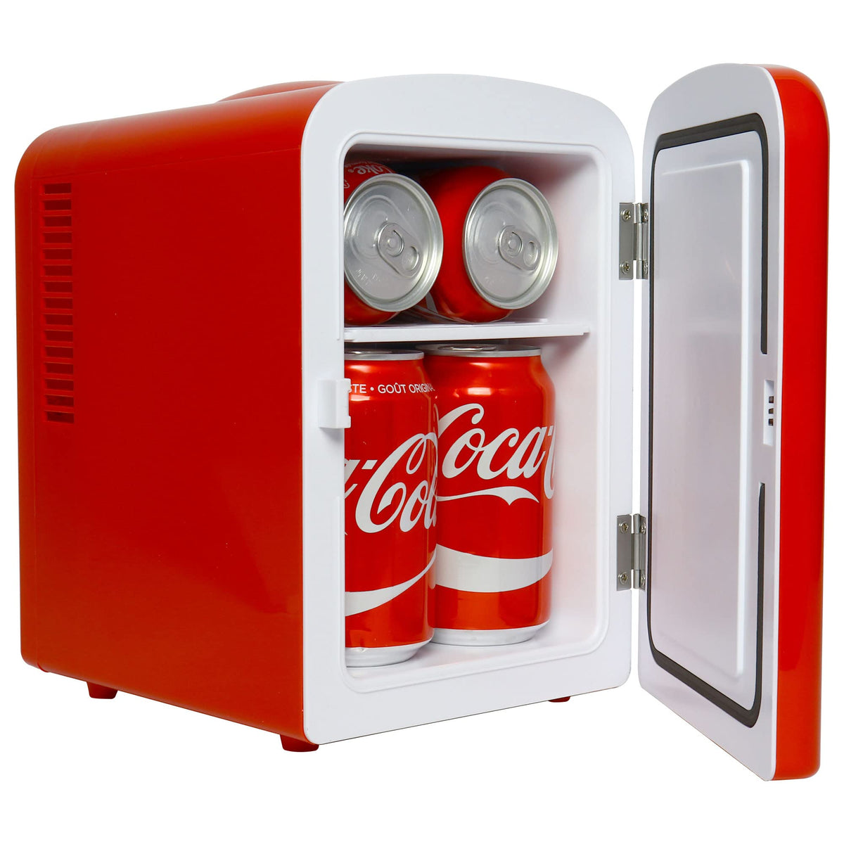 4L 6 Can Mini Fridge Portable Cooler Red A39177