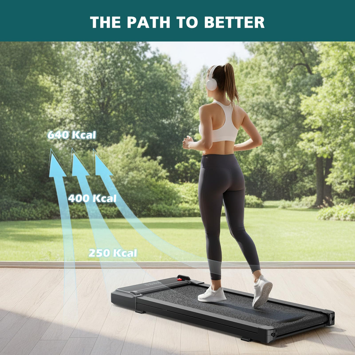3-in-1 Walking Pad Treadmill P535