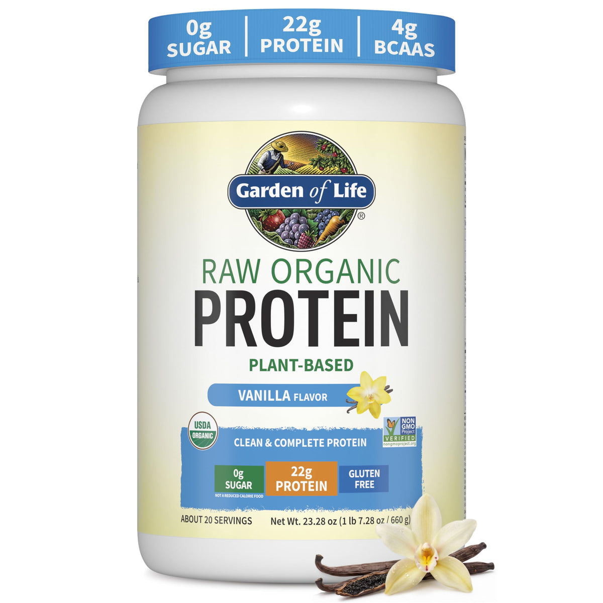 Organic Vegan Vanilla Protein Powder O948091
