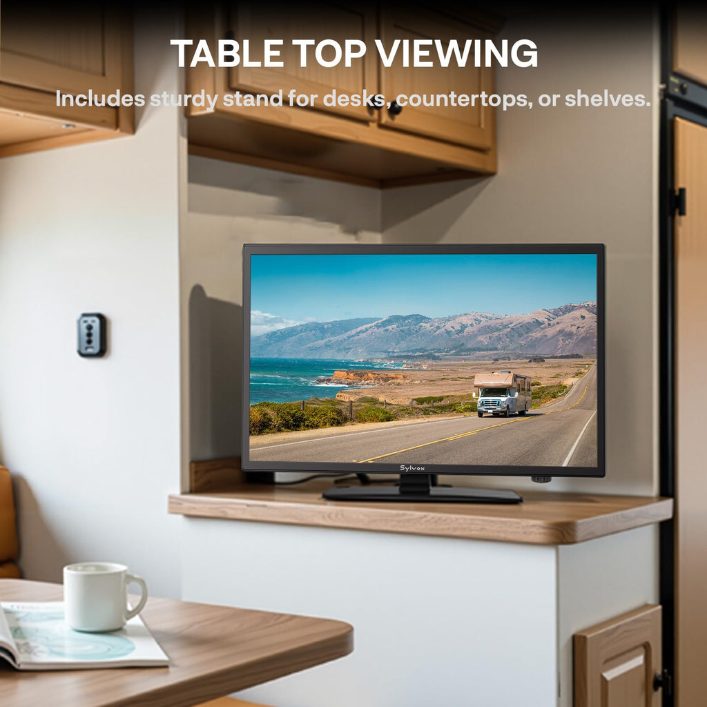 19'' 12V RV TV with Built-in DVD 1080P E773