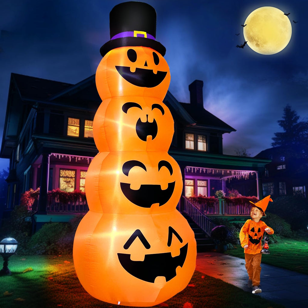 12FT Giant Witch Pumpkin Halloween Inflatables E206125