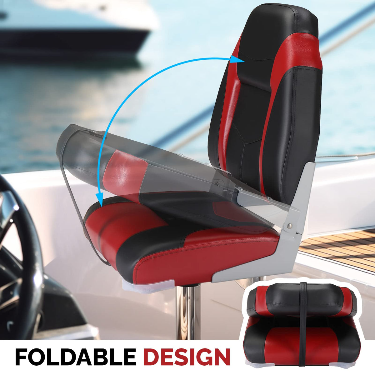 Folding Waterproof Boat Seats 2 Packs D52550