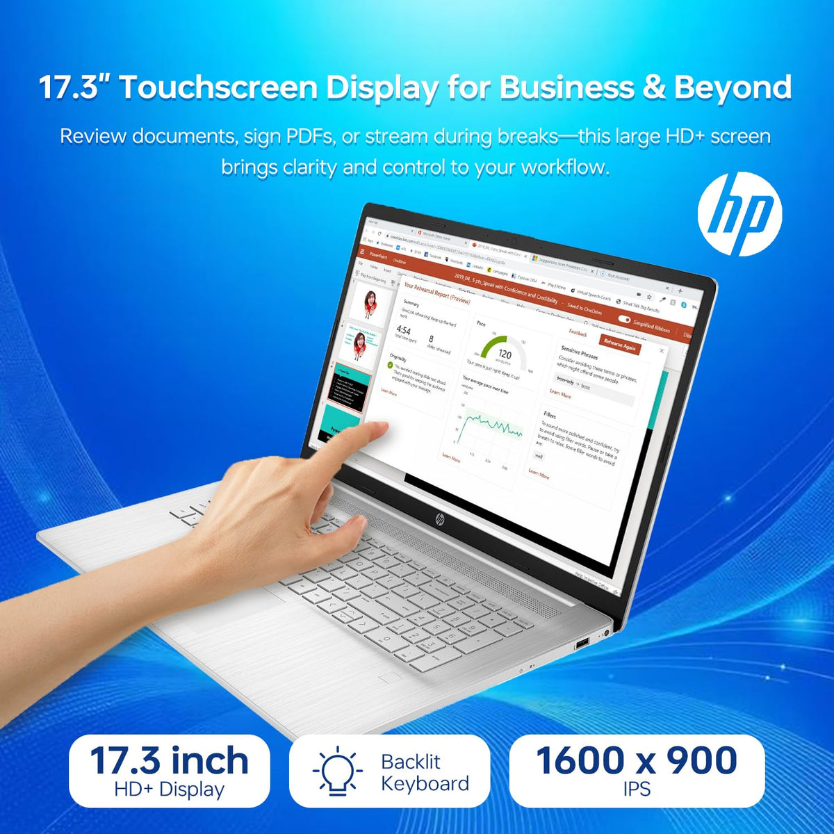 17.3" Touchscreen Laptop, Intel Core i7, 16GB RAM, 1TB SSD X64458
