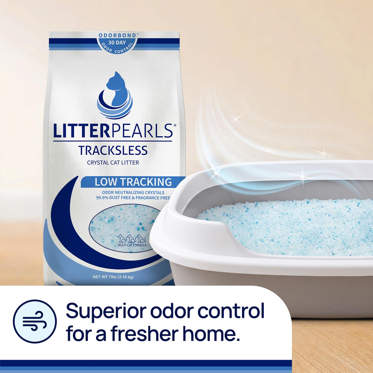 Low-Tracking 30-Day Odor Control Litter 20lbs O1217