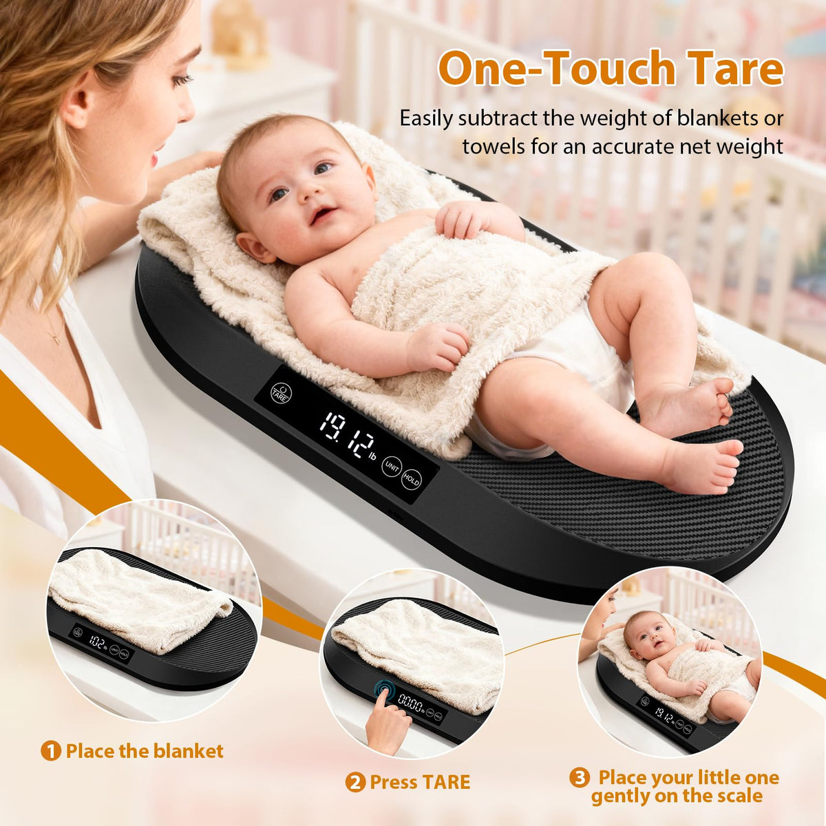 88lb Baby Scale with 60" Tape E52337