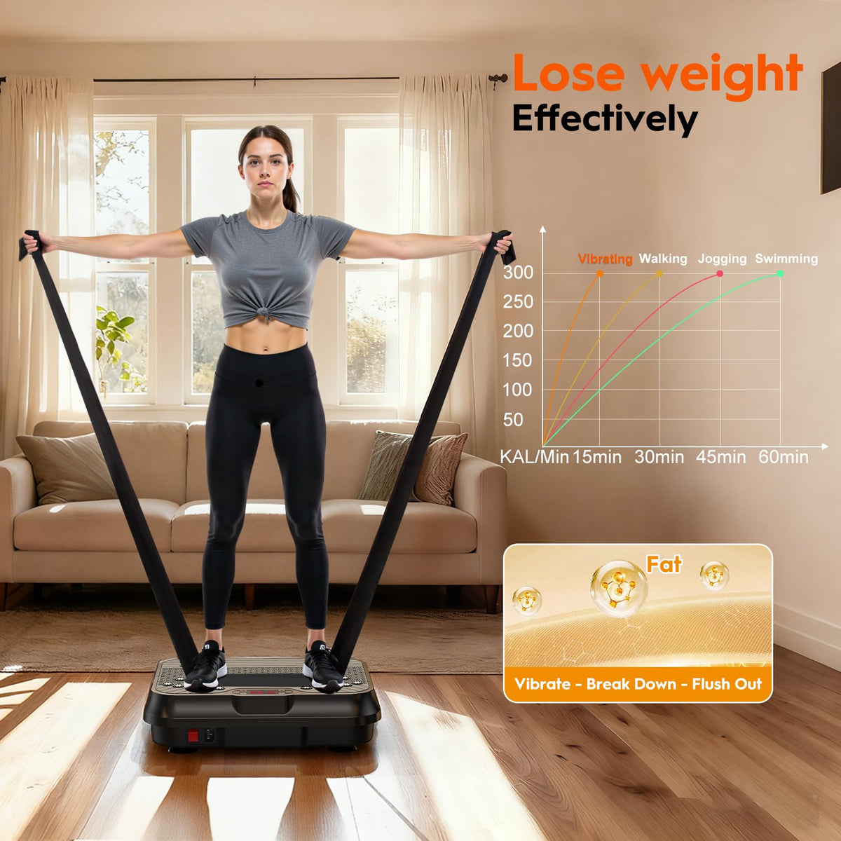 Vibration Plate Exercise Machine H8036