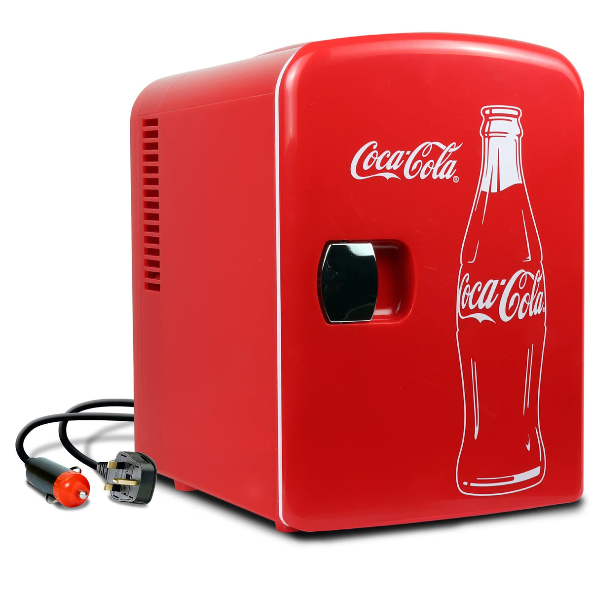 4L 6 Can Mini Fridge Portable Cooler Red A39177