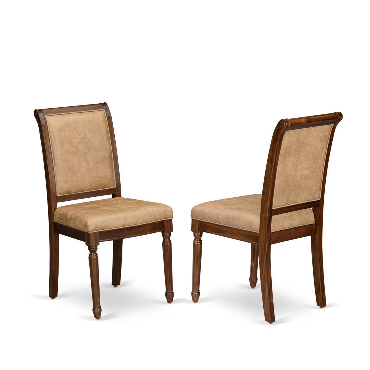 9 Piece Dining Table and 8 Beige Polyester Fabric Chairs I787889