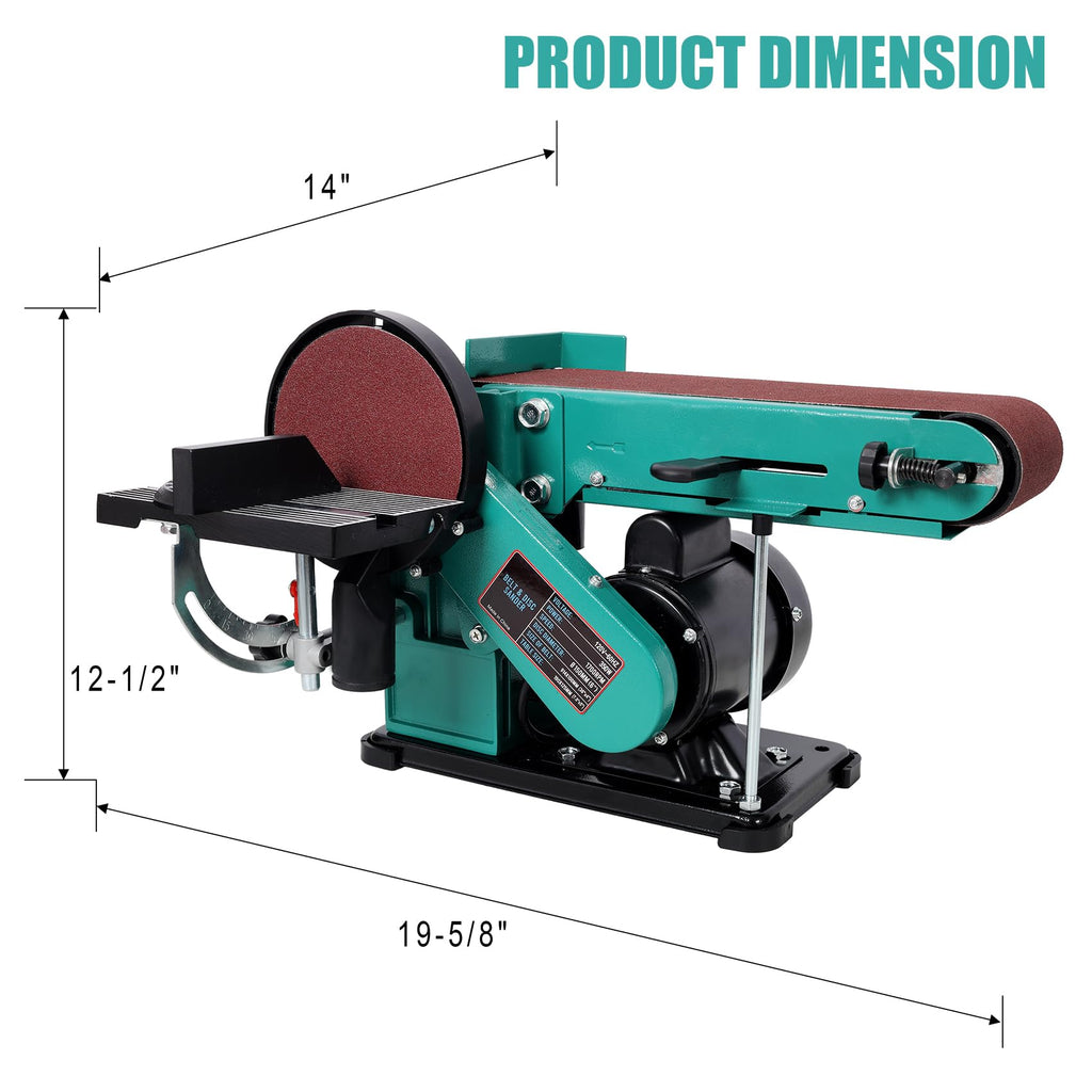 4x36 Inch Belt and 6 Inch Disc Benchtop Sander G202747