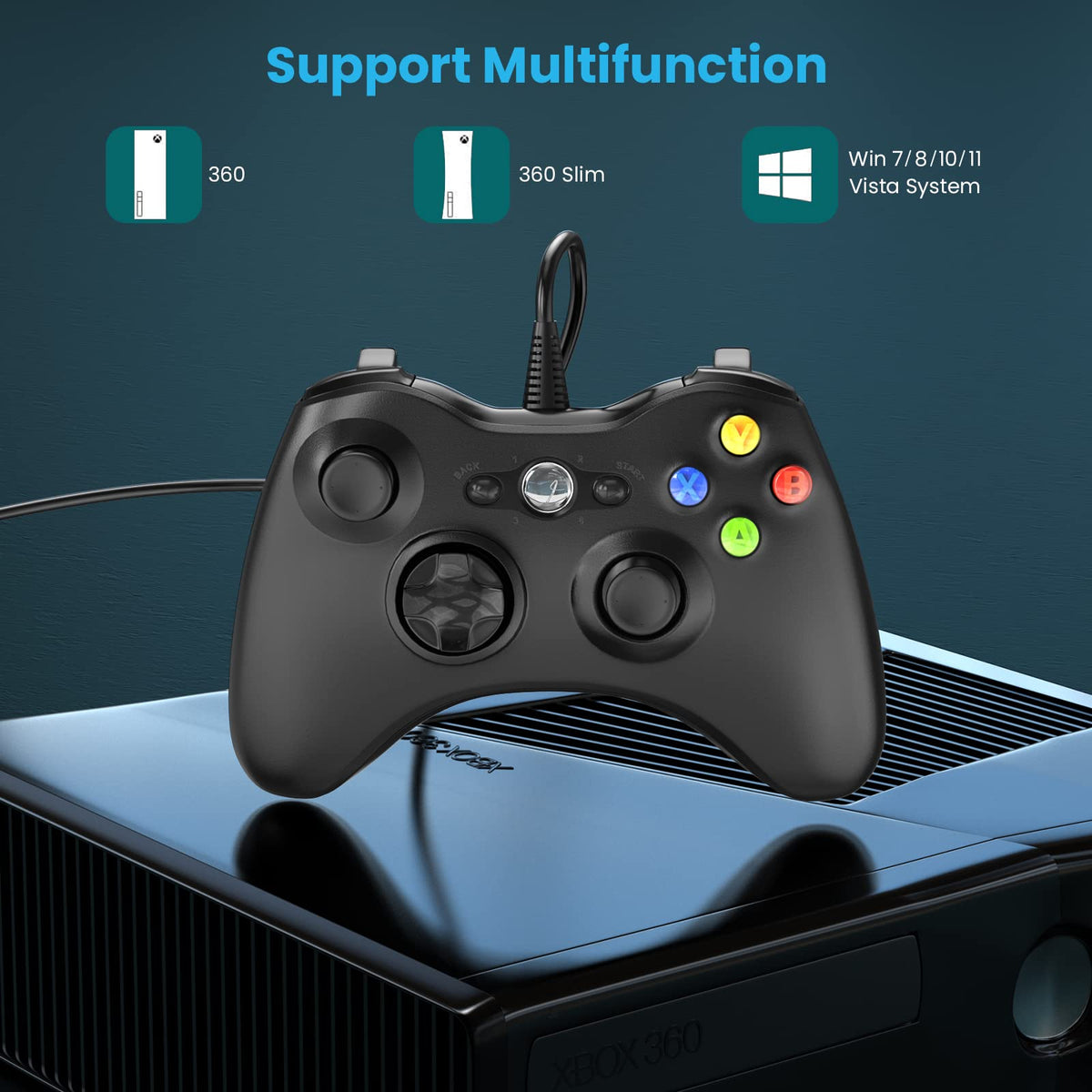 Wired Controller for Xbox 360 and PC K8260