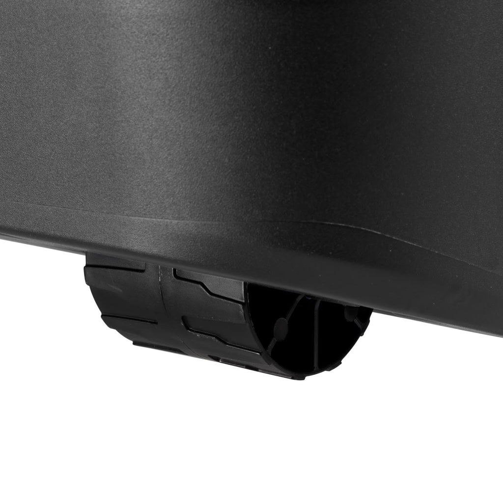 22 Gallon Black Wheeled Plastic Storage Trunk C9898