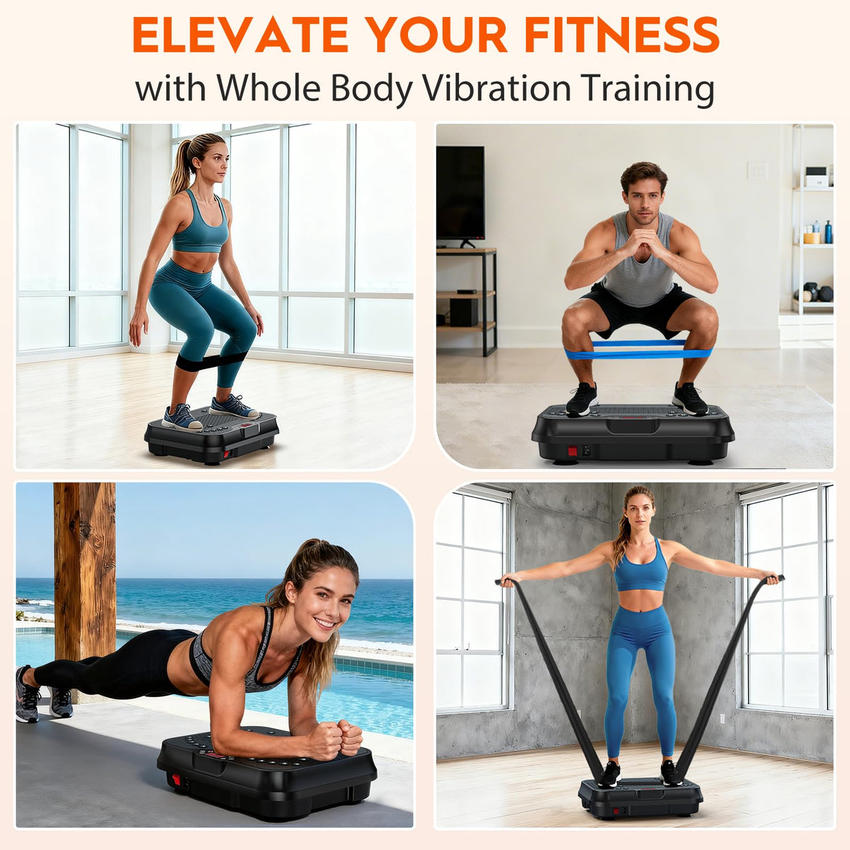 Vibration Plate Exercise Machine H8036