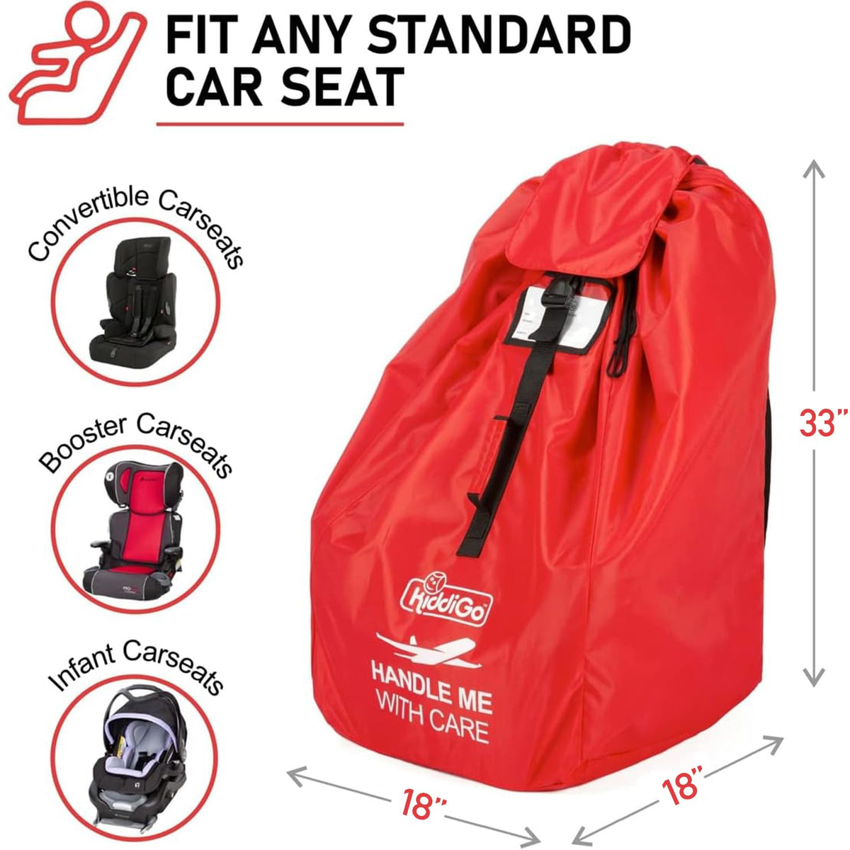 Red Car Seat Travel Bag Y93114